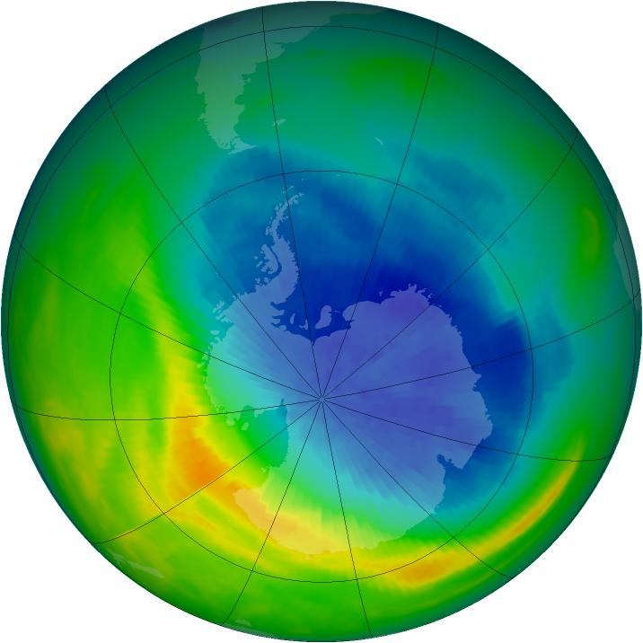 Ozone Map 1982-10-06